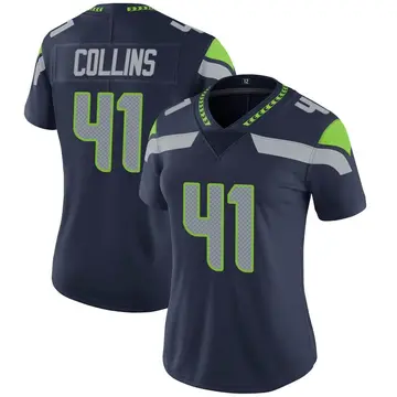 Nike Alex Collins Women's Limited Seattle Seahawks Navy Team Color Vapor Untouchable Jersey