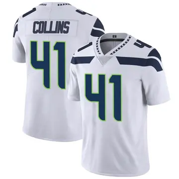 Nike Alex Collins Youth Limited Seattle Seahawks White Vapor Untouchable Jersey