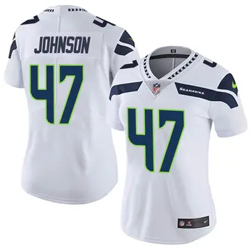 Nike Alexander Johnson Women's Limited Seattle Seahawks White Vapor Untouchable Jersey