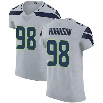 Nike Alton Robinson Men's Elite Seattle Seahawks Gray Alternate Vapor Untouchable Jersey