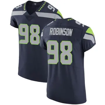 Nike Alton Robinson Men's Elite Seattle Seahawks Navy Team Color Vapor Untouchable Jersey