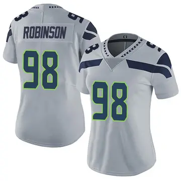 Nike Alton Robinson Women's Limited Seattle Seahawks Gray Alternate Vapor Untouchable Jersey