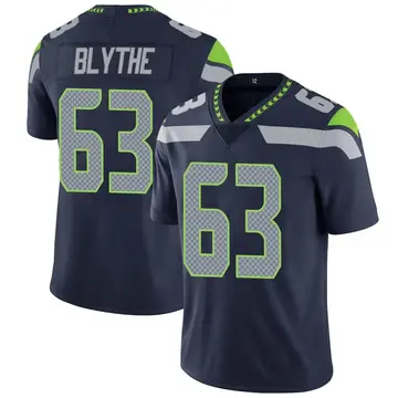 Nike Austin Blythe Men's Limited Seattle Seahawks Navy Team Color Vapor Untouchable Jersey