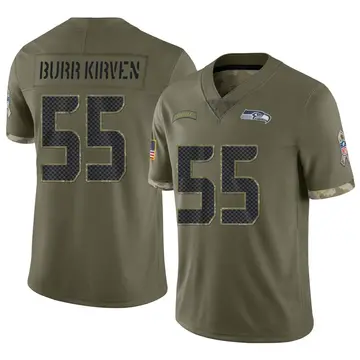 Nike Ben Burr-Kirven Youth Limited Seattle Seahawks Olive 2022 Salute To Service Jersey