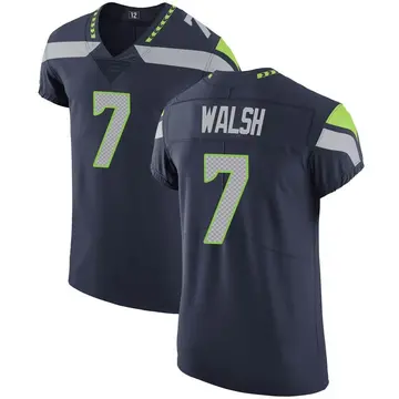 Nike Blair Walsh Men's Elite Seattle Seahawks Navy Team Color Vapor Untouchable Jersey