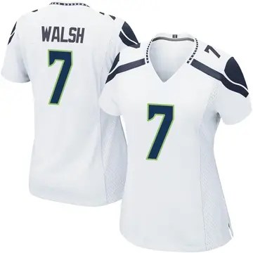Nike Blair Walsh Women's Game Seattle Seahawks White Jersey