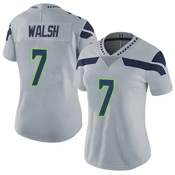 Nike Blair Walsh Women's Limited Seattle Seahawks Gray Alternate Vapor Untouchable Jersey