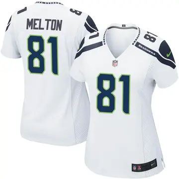 Nike Bo Melton Women's Game Seattle Seahawks White Jersey