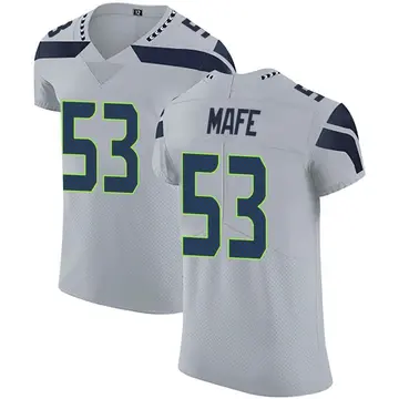 Nike Boye Mafe Men's Elite Seattle Seahawks Gray Alternate Vapor Untouchable Jersey