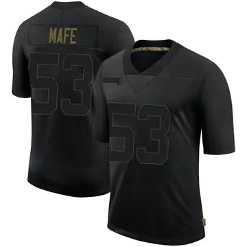 Nike Boye Mafe Men's Limited Seattle Seahawks Black 2020 Salute To Service Jersey