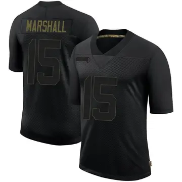 Nike Brandon Marshall Men's Limited Seattle Seahawks Black 2020 Salute To Service Jersey