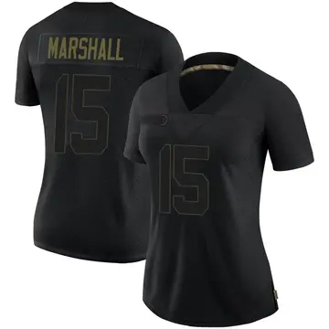 Nike Brandon Marshall Women's Limited Seattle Seahawks Black 2020 Salute To Service Jersey