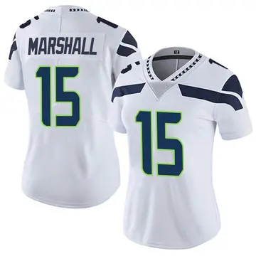 Nike Brandon Marshall Women's Limited Seattle Seahawks White Vapor Untouchable Jersey