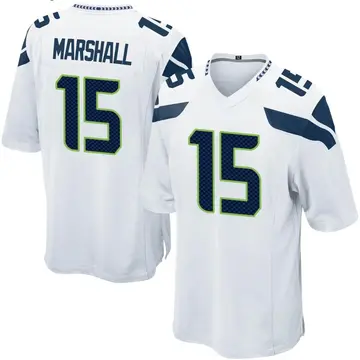 Nike Brandon Marshall Youth Game Seattle Seahawks White Jersey
