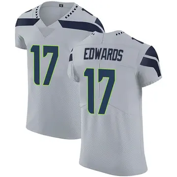 Nike Braylon Edwards Men's Elite Seattle Seahawks Gray Alternate Vapor Untouchable Jersey