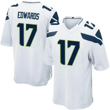 Nike Braylon Edwards Youth Game Seattle Seahawks White Jersey