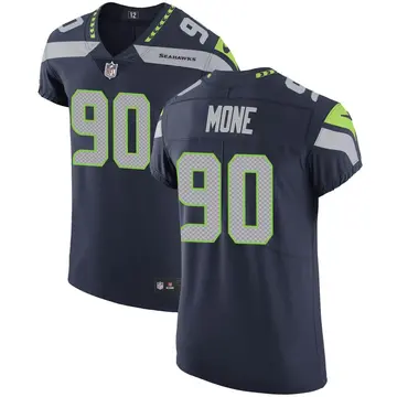 Nike Bryan Mone Men's Elite Seattle Seahawks Navy Team Color Vapor Untouchable Jersey