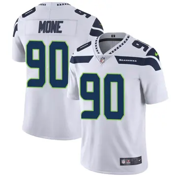 Nike Bryan Mone Men's Limited Seattle Seahawks White Vapor Untouchable Jersey