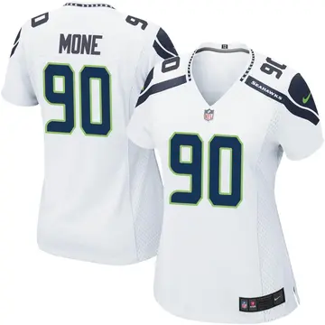 Nike Bryan Mone Women's Game Seattle Seahawks White Jersey