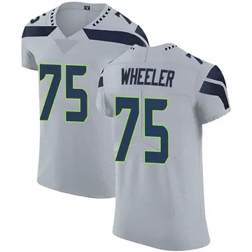 Nike Chad Wheeler Men's Elite Seattle Seahawks Gray Alternate Vapor Untouchable Jersey