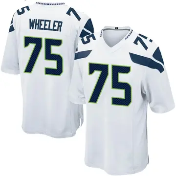 Nike Chad Wheeler Men's Game Seattle Seahawks White Jersey
