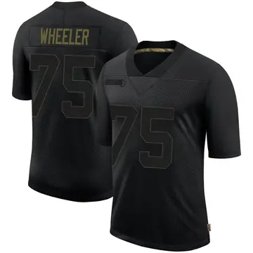 Nike Chad Wheeler Men's Limited Seattle Seahawks Black 2020 Salute To Service Jersey