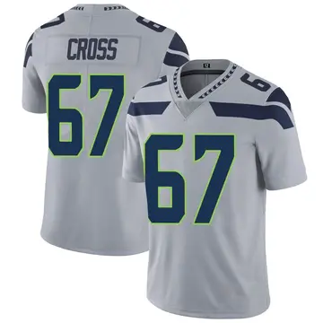 Nike Charles Cross Youth Limited Seattle Seahawks Gray Alternate Vapor Untouchable Jersey