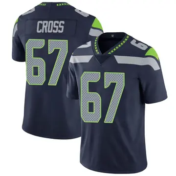 Nike Charles Cross Youth Limited Seattle Seahawks Navy Team Color Vapor Untouchable Jersey