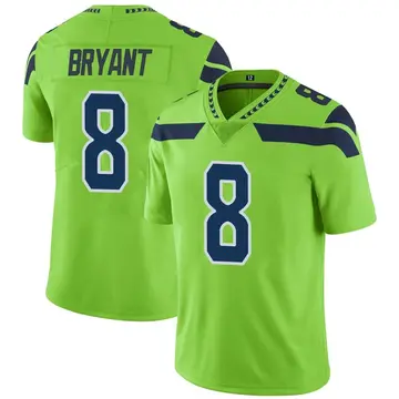 Nike Coby Bryant Men's Limited Seattle Seahawks Green Color Rush Neon Jersey