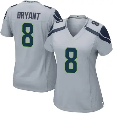 Nike Coby Bryant Women's Game Seattle Seahawks Gray Alternate Jersey