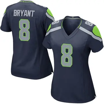 Nike Coby Bryant Women's Game Seattle Seahawks Navy Team Color Jersey
