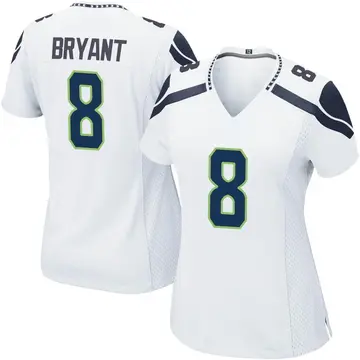 Nike Coby Bryant Women's Game Seattle Seahawks White Jersey