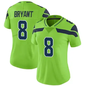 Nike Coby Bryant Women's Limited Seattle Seahawks Green Color Rush Neon Jersey
