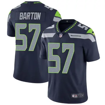 Nike Cody Barton Men's Limited Seattle Seahawks Navy Team Color Vapor Untouchable Jersey