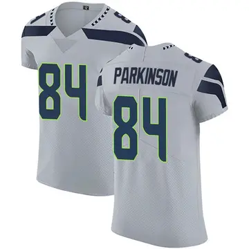 Nike Colby Parkinson Men's Elite Seattle Seahawks Gray Alternate Vapor Untouchable Jersey