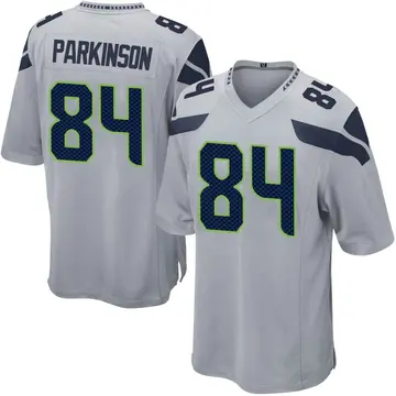Nike Colby Parkinson Men's Game Seattle Seahawks Gray Alternate Jersey