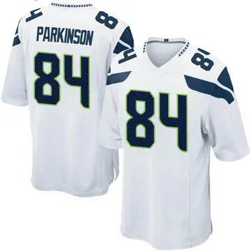 Nike Colby Parkinson Men's Game Seattle Seahawks White Jersey