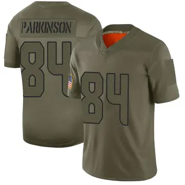 Nike Colby Parkinson Men's Limited Seattle Seahawks Camo 2019 Salute to Service Jersey
