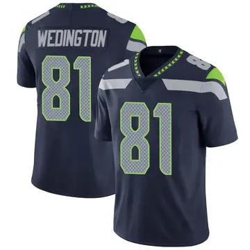 Nike Connor Wedington Men's Limited Seattle Seahawks Navy Team Color Vapor Untouchable Jersey