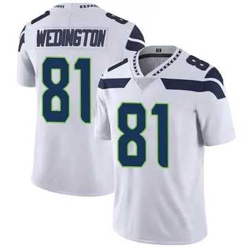 Nike Connor Wedington Men's Limited Seattle Seahawks White Vapor Untouchable Jersey