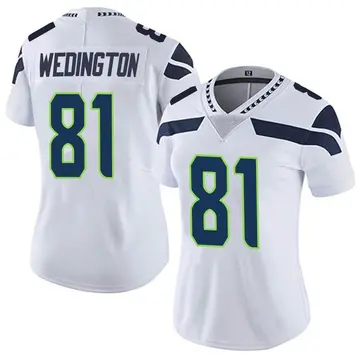 Nike Connor Wedington Women's Limited Seattle Seahawks White Vapor Untouchable Jersey