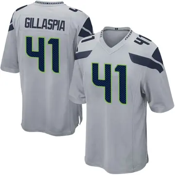 Nike Cullen Gillaspia Youth Game Seattle Seahawks Gray Alternate Jersey