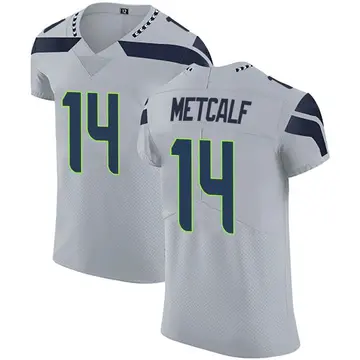 Nike DK Metcalf Men's Elite Seattle Seahawks Gray Alternate Vapor Untouchable Jersey