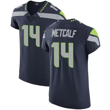 Nike DK Metcalf Men's Elite Seattle Seahawks Navy Team Color Vapor Untouchable Jersey