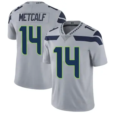 Nike DK Metcalf Men's Limited Seattle Seahawks Gray Alternate Vapor Untouchable Jersey