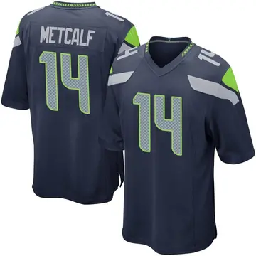 Nike DK Metcalf Youth Game Seattle Seahawks Navy Team Color Jersey