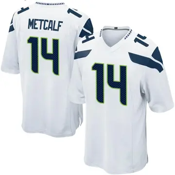Nike DK Metcalf Youth Game Seattle Seahawks White Jersey