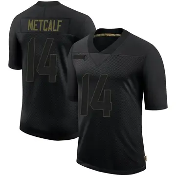 Nike DK Metcalf Youth Limited Seattle Seahawks Black 2020 Salute To Service Jersey