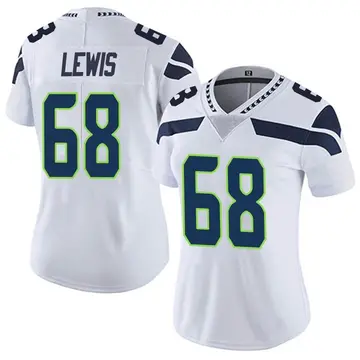 Nike Damien Lewis Women's Limited Seattle Seahawks White Vapor Untouchable Jersey