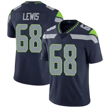Nike Damien Lewis Youth Limited Seattle Seahawks Navy Team Color Vapor Untouchable Jersey